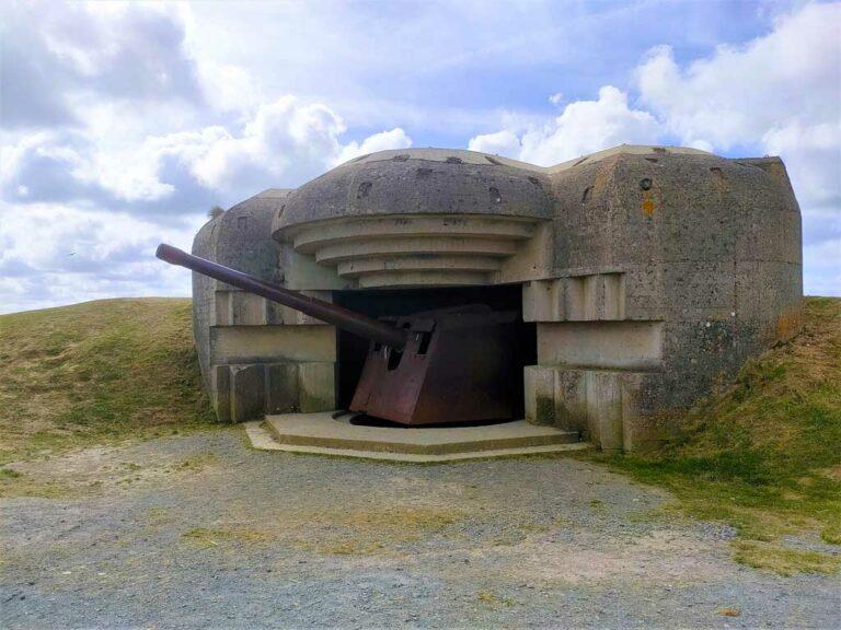 Bunker allemand de la batterie côtière de Longues-sur-Mer