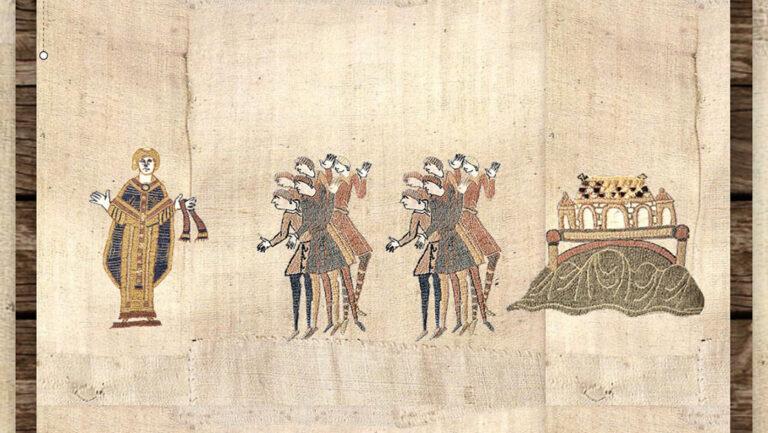 La célèbre tapisserie de Bayeux