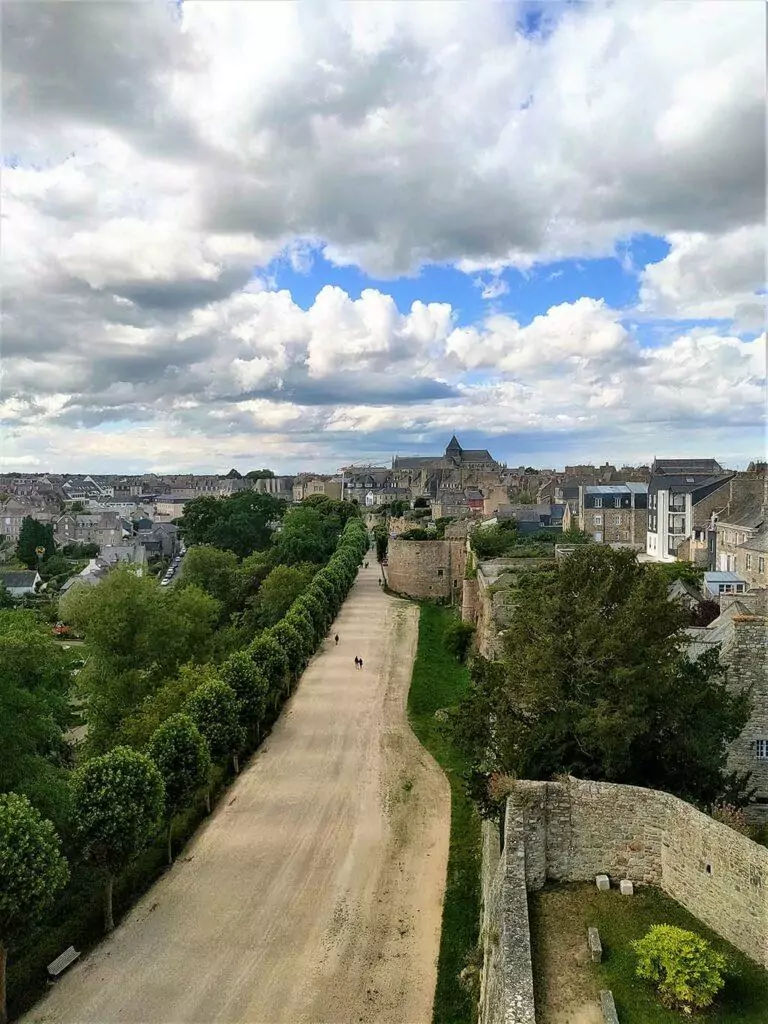 vue depuis le sommet du château de Dinan